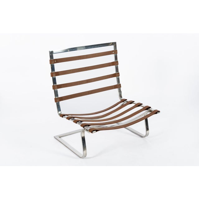 Pair Vintage Brown Tugendhat Lounge Chairs by Mies Van Der Rohe for Knoll 1960s For Sale - Image 12 of 17