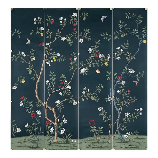 If you love the look of De Gournay wallpaper but not the price, this is for you. The listed price is for 4 panels of 19.7"...