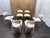 Restoration Hardware Restoration Hardware Arno Fabric Dining Chairs Complete Set of 6 | 4 Side Chairs & 2 Armchairs For Sale - Image 4 of 18