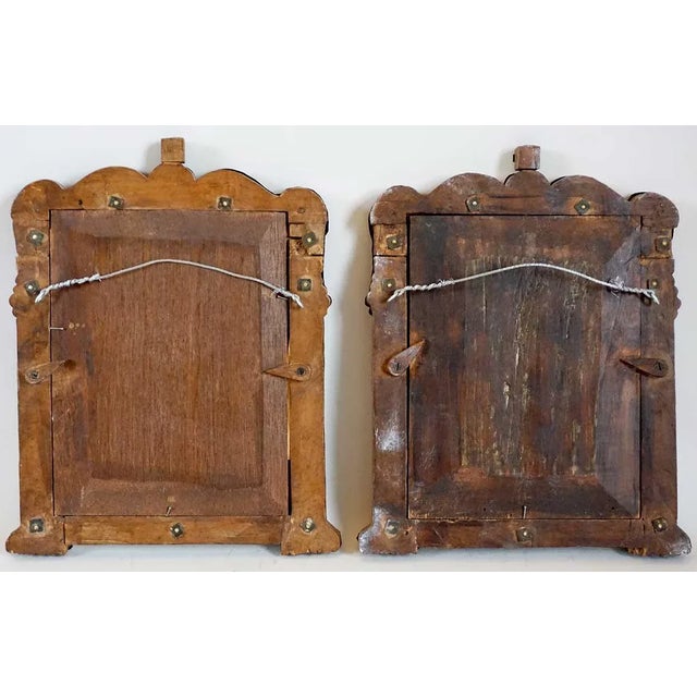 Mid 19th Century Indo-Portuguese Silver Framed Mirrors - A Pair For Sale - Image 5 of 6