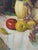 Realism Orlando S. Lagman Still Life Oil on Canvas Famous Listed Painter 1979 For Sale - Image 3 of 5