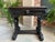 Gothic Antique Petite French Carved Oak Dolphin Table Desk Renaissance Gothic C1890 For Sale - Image 3 of 13