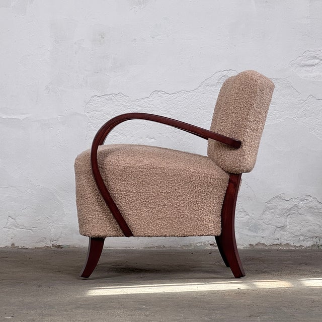 Wood Art Deco H-237 Chairs by Jindřich Halabala for Up Závody, 1930s, Set of 2 For Sale - Image 7 of 13