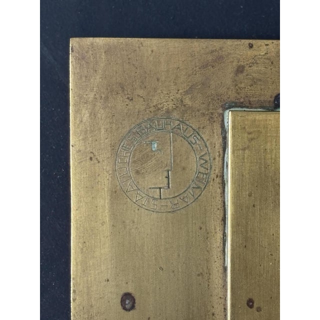 Marcel Breuer Art Deco Bauhaus Brass Adjustable Floor Lamp in the style of Marcel Breuer, 1980s For Sale - Image 4 of 18