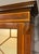 Late 20th Century English Chippendale Style Mahogany Inlaid Lighted Bookcase Cabinet, Circa 1980 For Sale In Indianapolis - Image 6 of 13