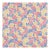 Sample - Schumacher Hatchmark Hand Print Fabric in Primary For Sale