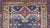 Early 20th Century Antique Persian Hamadan Rug With Colorful Geometric Medallion on a Blue Field For Sale - Image 5 of 11