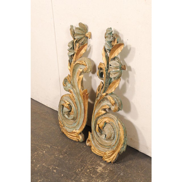 Wood Early 19th C. Italian Carved Wood Fragments For Sale - Image 7 of 10