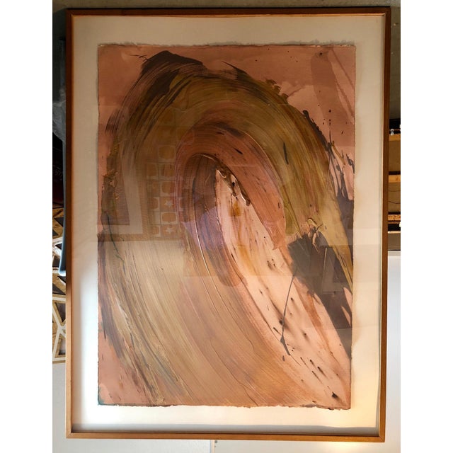 Francine Tint, Contemporary Gestural Abstraction Color Field Painting Woman Artist Metallic Art, 1987 For Sale - Image 9 of 15