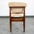 Mid Century Danish Modern Dining Chair John Stuart Wood Walnut Off White Cream For Sale - Image 9 of 12