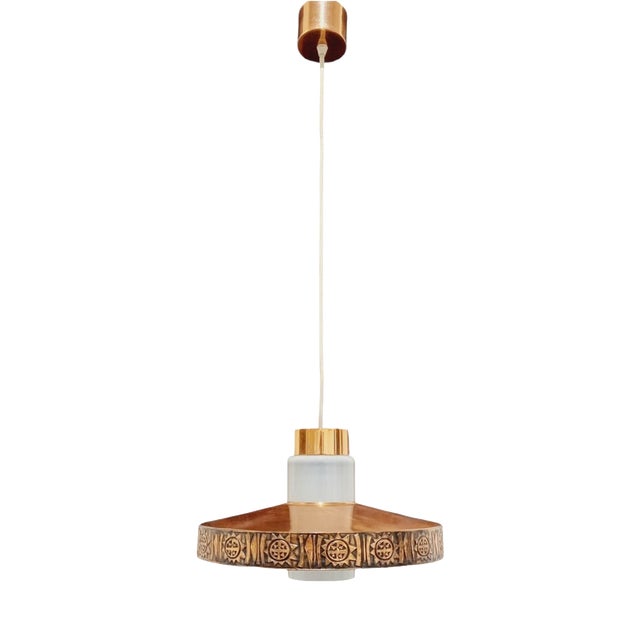 Mid-Century Modern Pendant Lamp from György Csanádi, 1960s For Sale
