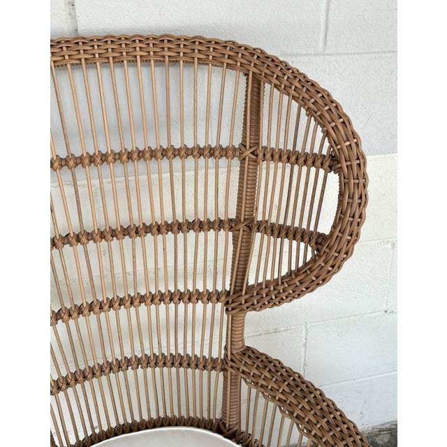 2020s Made Goods Organic Modern Faux Rattan Aurora Dining Chair For Sale - Image 5 of 7