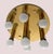 Mid-Century Brass Seven Light Flush Mount by Sölken Leuchten, 1970s For Sale - Image 4 of 9