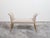 Gold French Mid 20th Century Giltwood Bench with Saber Legs and New Upholstery For Sale - Image 8 of 9