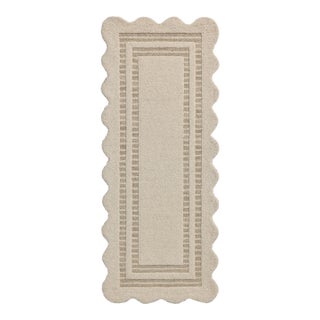 Chris Loves Julia x Loloi Scottie Ivory / Grey 2'-6" x 9'-9" Runner Rug For Sale