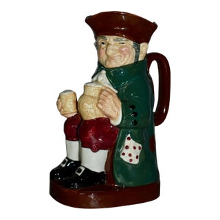 Vintage Royal Doulton 8 1/2" Character Toby Jug ''Old Charlie'' No 8322 For Sale