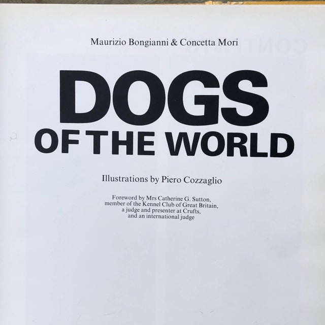 Illustration 1980s Dogs of the World by Maurizio Bongianni & Concetta Mori For Sale - Image 3 of 13