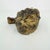 Vintage Hand Painted Plaster Winged Putti With Glass Eyes For Sale - Image 6 of 11