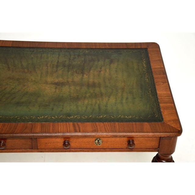 Wood Antique William IV Walnut Desk, 1830s For Sale - Image 7 of 10
