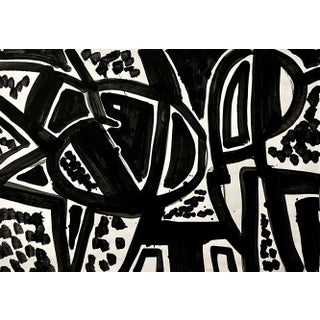 Jay Milder, Abstract Expressionist Landscape Jay Milder Rhino Horn Painting American Pop Art, 1990 For Sale