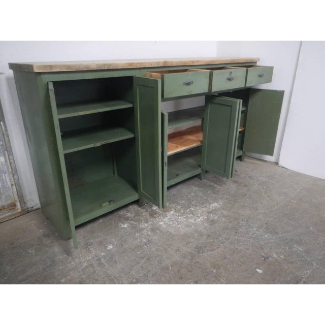 1960s Vintage Fir Wood Sideboard, 1960s For Sale - Image 5 of 14