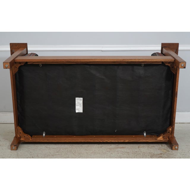 Stickley Mission Oak Arts & Crafts Loveseat For Sale - Image 15 of 18