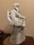 Large French Bisque Porcelain Muse With Mandolin Sculpture After Luca Madrassi For Sale In Little Rock - Image 6 of 10