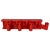 Red Plastic Minivip Wall Coat Rack by Benanti & Brunori for Velca, Italy, 1970 For Sale - Image 10 of 10