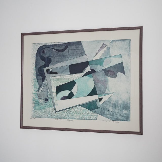 1989 Cecilia Leiseroff (1930-2019) Original Artist Proof Intaglio Print For Sale - Image 9 of 15