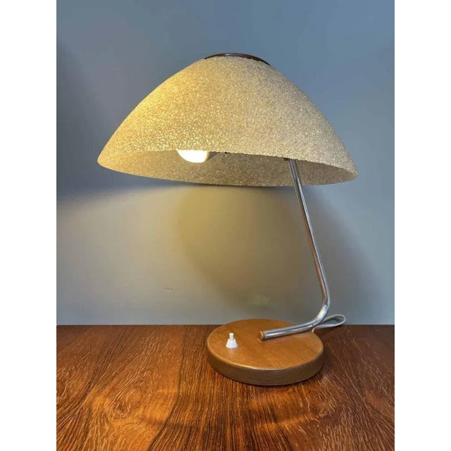 Mid-Century Modern German Table Lamp by Fehag Halle For Sale - Image 3 of 11