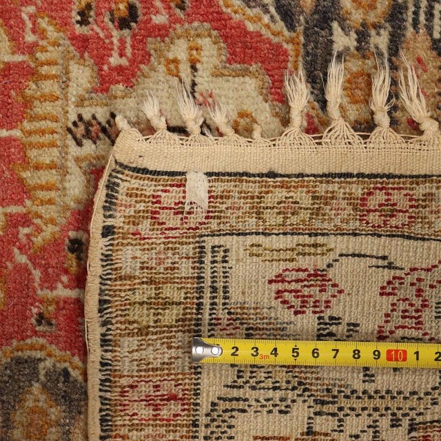 Orange Turkish Cotton Kayseri Rug For Sale - Image 8 of 9