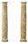 Antique Italian Marble Columns, Set of 2 For Sale