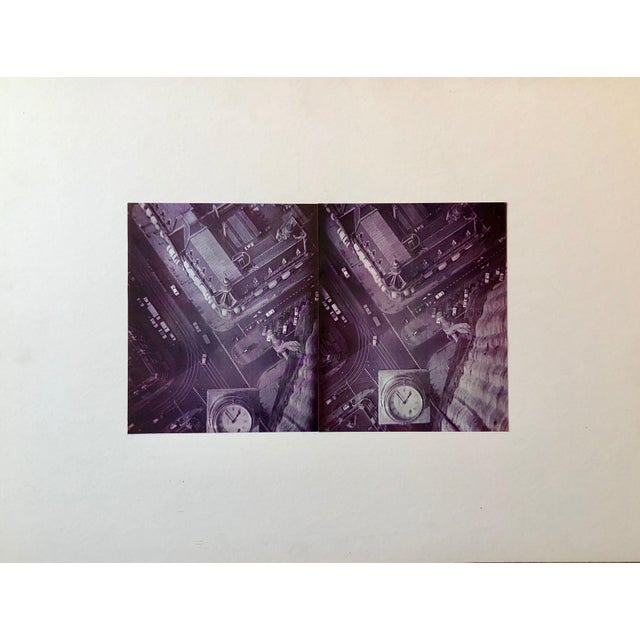 Vera SimonsWristwatch City Abstract Photo Mosaic Collage Aerial Photograph Feminist Aviator, c.1970s For Sale - Image 4 of 5