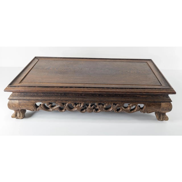 20th Century Chinese Chinoiserie Jichimu Wood Display Stand Base For Sale In New York - Image 6 of 11