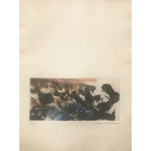 Etching, 1972 Handsigned by the artist in pencil and numbered 4/26 Publisher : Editions Galanis (Paris) Printer : Bellini...