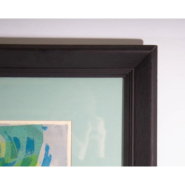 Abstract 1969 “Children and Balloons” Serigraph Print Signed by Rosemary Zwick For Sale - Image 3 of 9