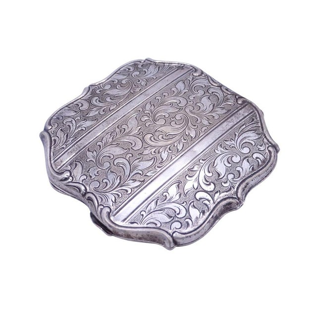Art Nouveau Powder with Mirror and Silver Plate, France, 1890s For Sale - Image 18 of 18