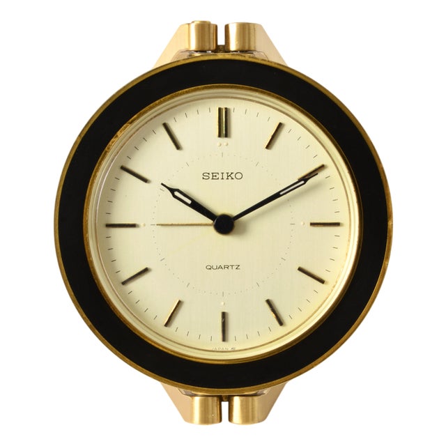 Vintage Quartz Alarm Clock from Seiko, 1980s For Sale