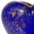 Studio Heart Shape Flower Vase Art Glass Sapphire Blue With Glittery Copper Aventurine Flecks For Sale - Image 4 of 7