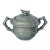 Vintage Faux Bamboo Aluminum Sugar Container For Sale