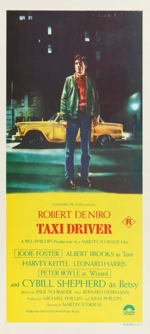 Taxi Driver Original Vintage Movie Poster, Australian, 1976