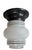 Hobnail Style Ceiling Light Fixture With Black Accent Stripes For Sale In Los Angeles - Image 6 of 6