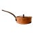 1970s Baumalu French Tinned Copper Sauté Pan With Lid, Cast Iron Handle, Made in Alsace, France, 6.75" Diameter, 1 Quart For Sale