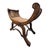 Vintage Egyptian-Style Rattan & Grasscloth Bench For Sale - Image 4 of 10