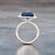 Natural Finely Faceted Quality Sapphire and Diamond Ring Size 6.5 14k W Gold 5.84 TCW Certified $5,950 310654 This is a...