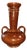 Large Glazed Stoneware Vase with Handles Accolay Potters, 1950s For Sale