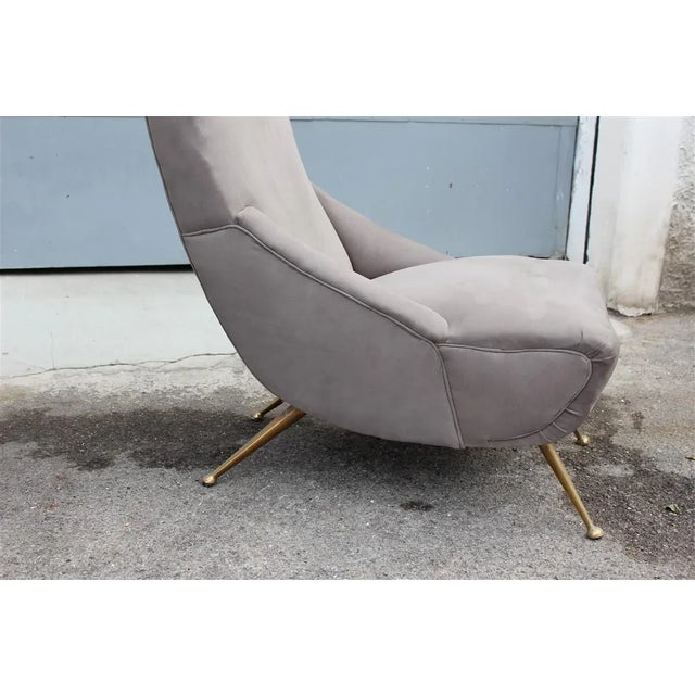 Set of Small Italian Boomerang Lounge Chairs, 1950s, in Very Good conditions. Designed 1950 to 1959