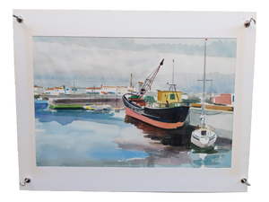 Michel Roubille, L'Île d'Yeu, 1983, Watercolor