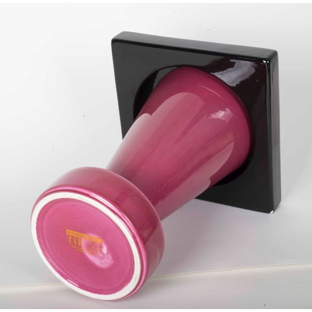 Postmodern Postmodern Fred Vase attributed to Marco Zanini for Bitossi / Flavia, Italy, 1980s For Sale - Image 3 of 6