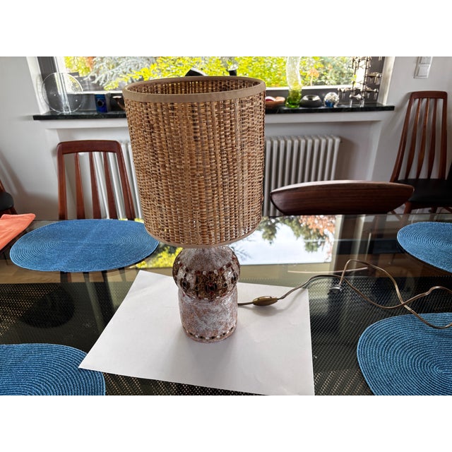Ceramic Table Lamp by Rafael Giarrusso for Accolay, 1960 For Sale - Image 11 of 13